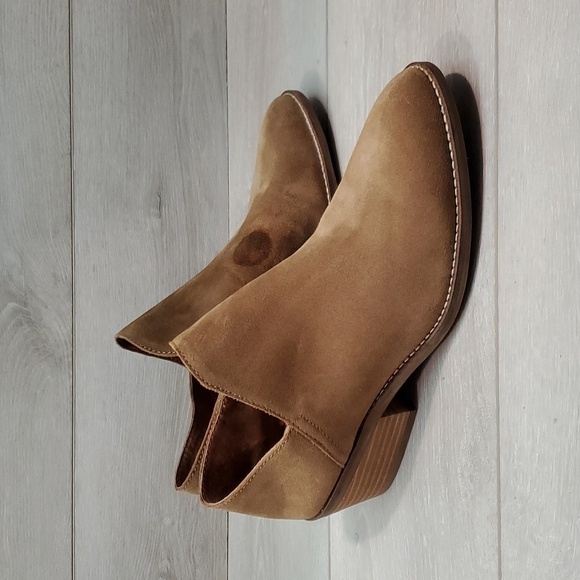 Lucky Brand Womens Fausst Ankle Leather Boots shoes 9M - Picture 1 of 11
